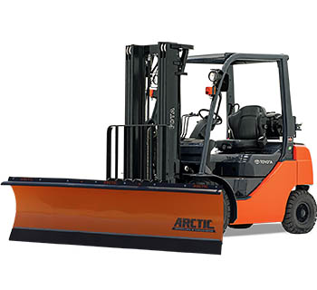 Forklift Plow | Arctic Snowplows | Chasse-neige Arctic